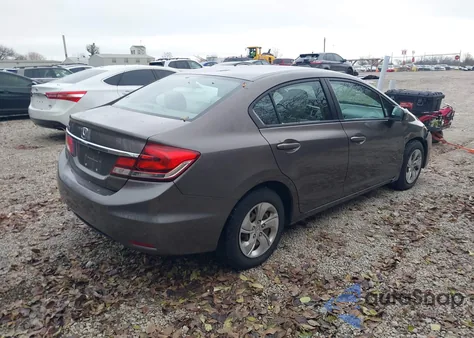 2014 Honda Civic Lx из США, поврежденный, VIN 2HGFB2F53EH533693